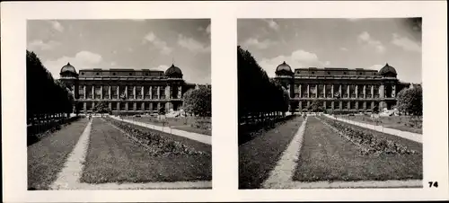 Stereo Foto Paris Louvre, Le Museum D'histoire Naturelle