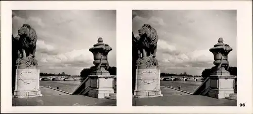 Stereo Foto Paris, La Seine, ponts