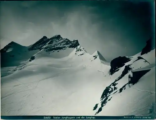 Foto Fieschertal Kanton Wallis, Station Jungfraujoch, Jungfrau