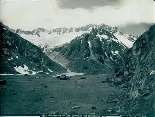 Foto Göschenen Kanton Uri, Göscheneralp, Dammafirn, Winterberg