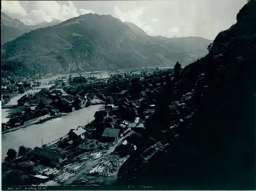 Foto Unterseen Kanton Bern, Gesamtansicht