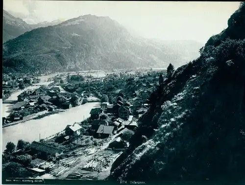 Foto Unterseen Kanton Bern, Gesamtansicht
