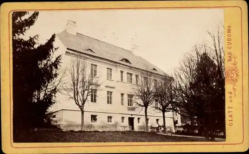 CdV Długopole Zdrój Bad Langenau Bystrzyca Kłodzka Habelschwerdt, um 1875, Lindenhof