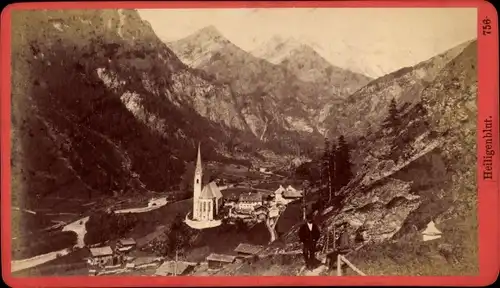 Foto Heiligenblut am Großglockner in Kärnten, Panorama, Wallfahrtskriche, 1878