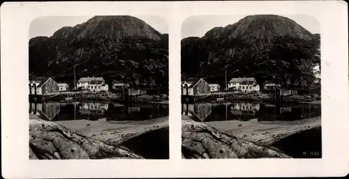 Stereo Foto Digermulen Norwegen, Ortspartie