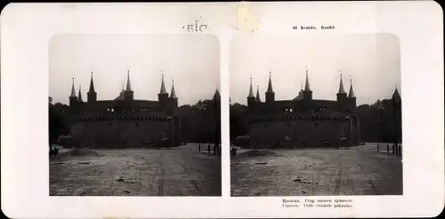 Stereo Foto Kraków Krakau Polen, Rondel
