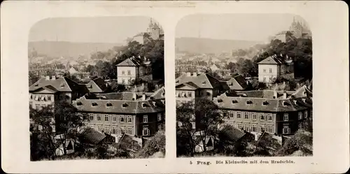 Stereo Foto Praha Prag, Kleinseite, Hradschin