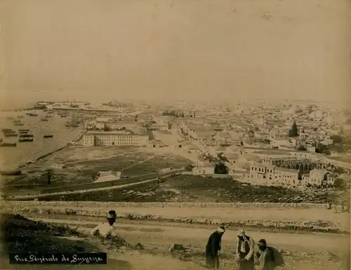 Foto um 1890, Jules Lind, Smyrna Izmir Türkei, Gesamtansicht