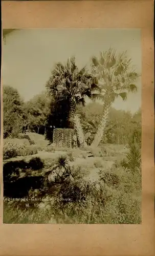 Foto um 1906, Windhoek Windhuk Namibia Deutsch Südwestafrika, Regierungsgarten