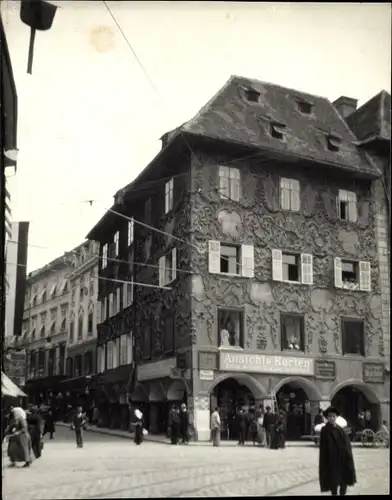 Foto Graz Steiermark, Ansichtskarten-Geschäft