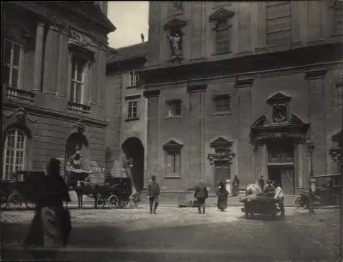 Foto Wien, Kutschen, Auto, Kirche?