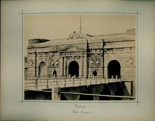 Foto um 1880, Verona Veneto, Porta Nuova