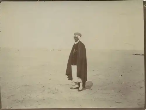 Foto um 1900, Biskra Algerien, Ismail ben Hamada, Führer im Royal Hotel