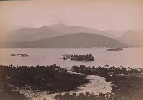 Foto Isola Bella Lago Maggiore Piemonte, Isola Pescatori, Isola Madre, August 1891