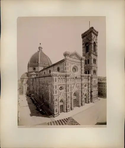 Foto um 1880, Firenze Florenz Toscana, la Cattedrale