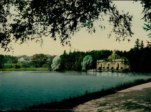 Foto Puschkin Zarskoje Selo Zarendorf Russland, Pavillon, Schloss