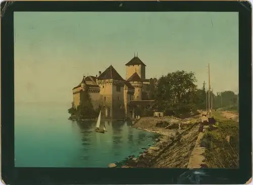 Foto Chillon Lac Léman Kt Waadt Schweiz, Schloss Chillon