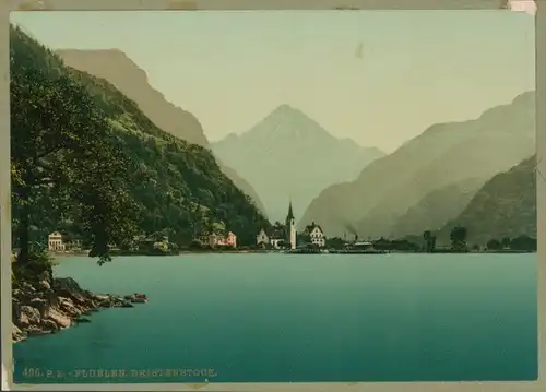 Foto Luzern Stadt Schweiz, Totalansicht, Flüelen, Bristenstock