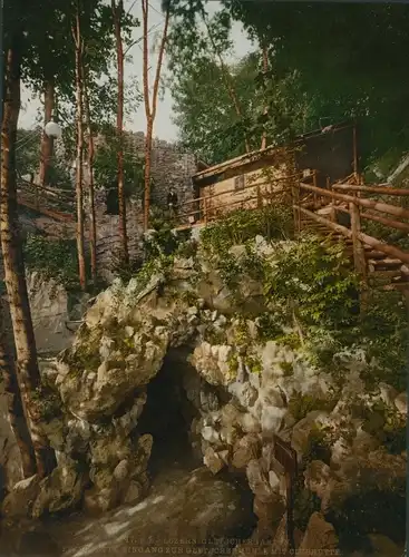 Foto Luzern Stadt Schweiz, Gletschergarten, Clubhütte