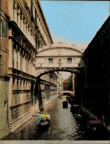 Foto Venezia Venedig Veneto, Ponte dei Sospiri, Kanal, Gondeln