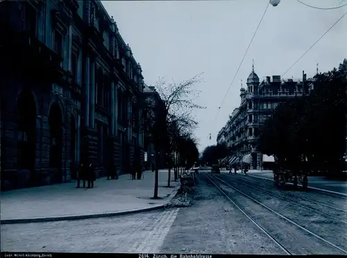 Foto Zürich Stadt Schweiz, Bahnhofstraße