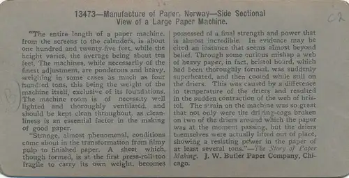 Stereo Foto Skotifos Norwege, Large Paper Machine