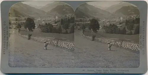 Stereo Foto Saanen Kanton Bern, Gesamtansicht