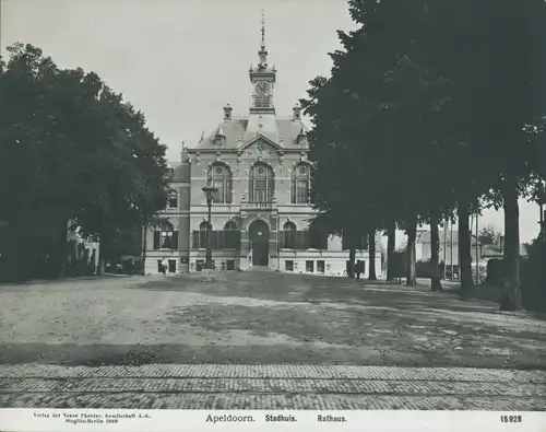 Foto Apeldoorn Gelderland, Stadhuis, Rathaus, NPG 15928