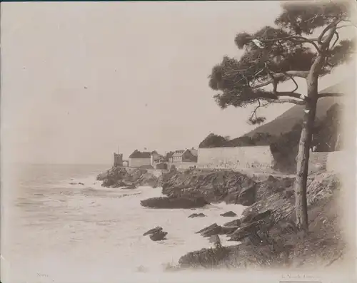Foto Nervi Genova Genua Liguria, Küstenpartie