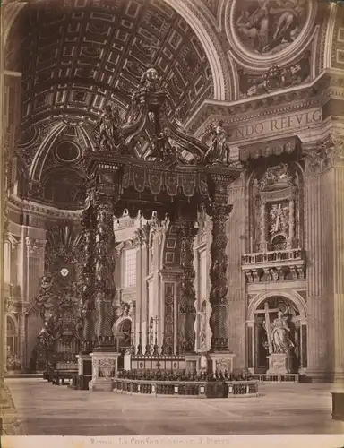 Foto Vatikan, Interno di S. Pietro, la Confessione, Petersdom, Innenansicht