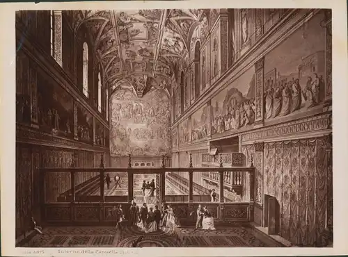 Foto Vatikan, Sixtinische Kapelle, Innenansicht