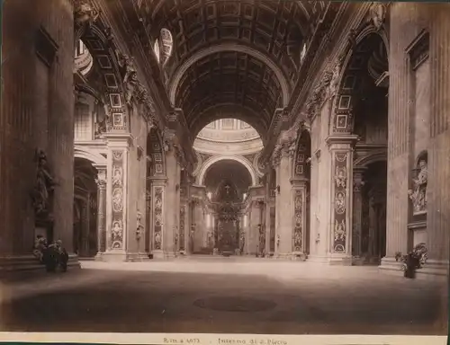 Foto Vatikan, Interno di S. Pietro, Petersdom, Innenansicht