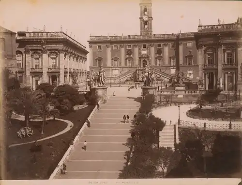 Foto Roma Rom Lazio, Campidoglio, Kapitolsplatz