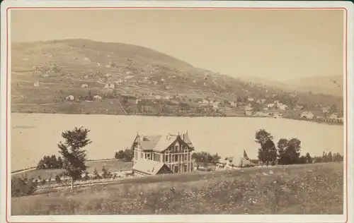 Kabinettfoto Gérardmer Lothringen Vosges, Villa Monplaisir et les Xettes, Lac de Gerardmer