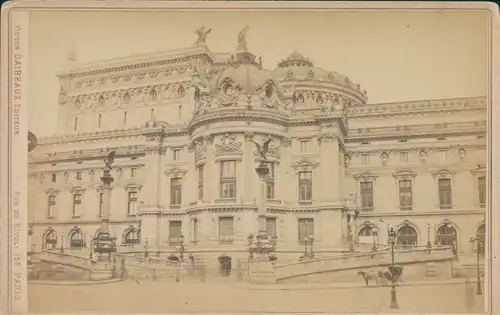 Kabinettfoto Paris IX., Opera, vu de cote