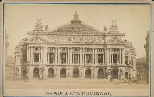 Kabinettfoto Paris IX., Opera, Opernhaus