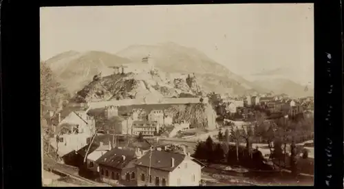 Foto Lourdes Hautes Pyrénées, Blick auf den Ort