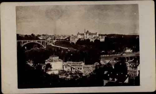 Foto Bern Stadt Schweiz, Blick vom Bundesratsgebäudes aus