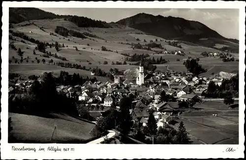 Ak Nesselwang im Allgäu, Panorama, Reuter Wanne