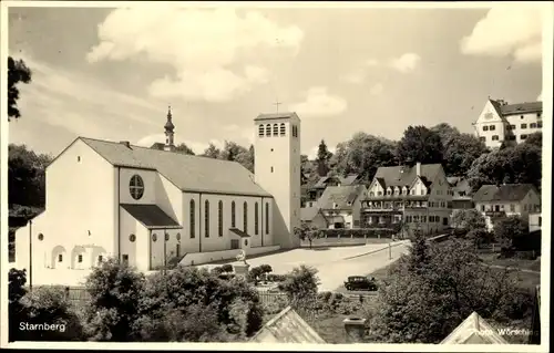 Foto Ak Starnberg in Oberbayern, Kirche