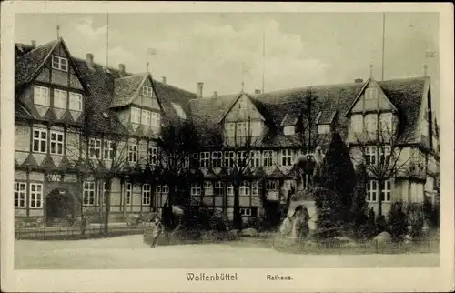 Ak Wolfenbüttel in Niedersachsen, Rathaus