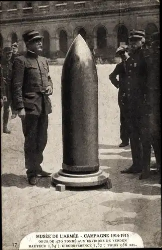 Ak Musee de l'Armee, Campagne 1914-1915, Blindgänger, Französische Soldaten in Uniformen