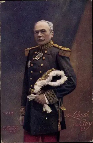 Ak General Fernand de Langle de Cary, Portrait