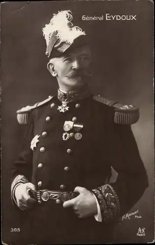 Ak General Eydoux, Portrait, Heerführer, Uniform