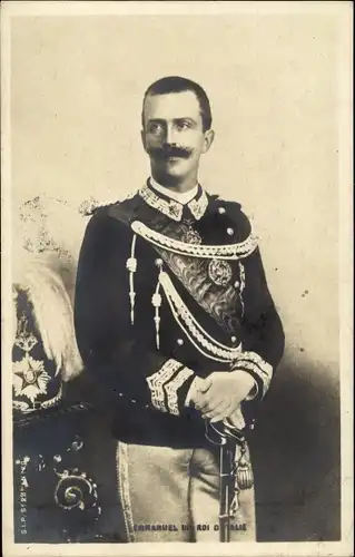 Ak Viktor Emanuel III., König von Italien