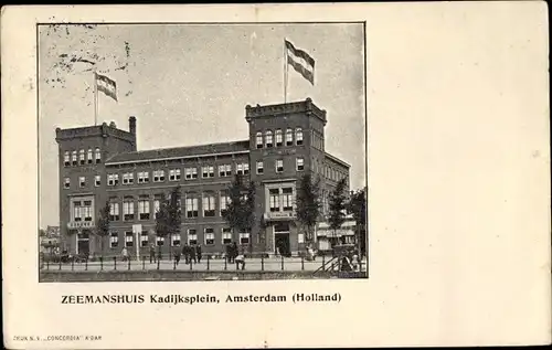 Ak Amsterdam Nordholland Niederlande, Zeemanshuis Kadijksplein