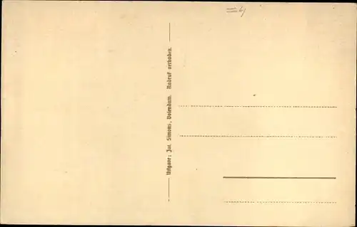 Steindruck Ak Edam Nordholland, Stadthaus, Turmuhr, Eingangsportal