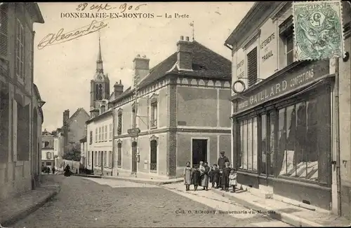 Ak Donnemarie en Montois Seine et Marne, La Poste