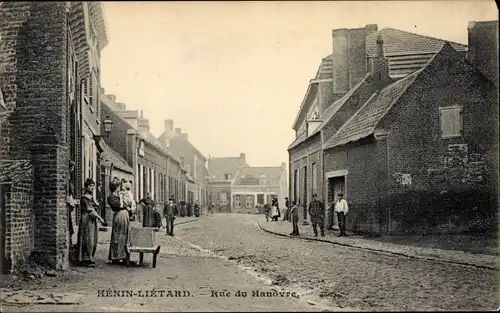 Ak Hénin Liétard Hénin Beaumont Pas de Calais, Rue du Hanovre