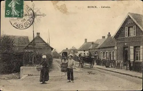Ak Berck Plage Pas de Calais, Calvaire